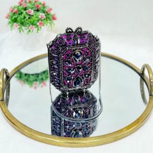 AMETHYST CRYSTAL CLUTCH