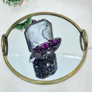 AMETHYST CRYSTAL CLUTCH