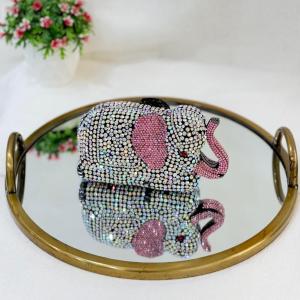 ELEPHANT CRYSTAL CLUTCH