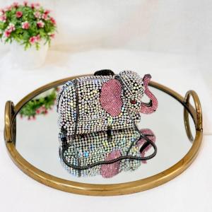 ELEPHANT CRYSTAL CLUTCH
