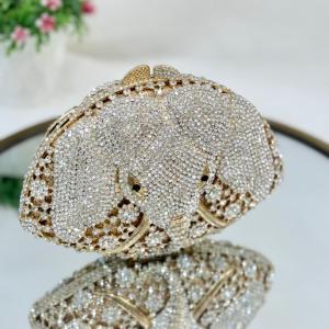 ELEPHANT LUXE CRYSTAL CLUTCH