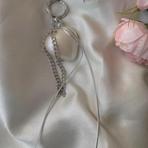 Heart of Pearl Bag Charm