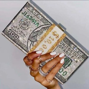 Rich-Bitch Dollar Clutches