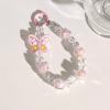 Pink Wings Beaded Bag Charm