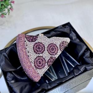 PIZZA CRYSTAL CLUTCH
