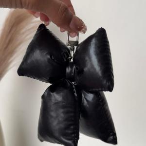 Pretty Puffy Bow Bag Charm