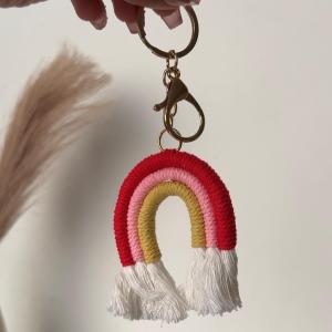 Spectrum Tassel Rainbow Bag Charm