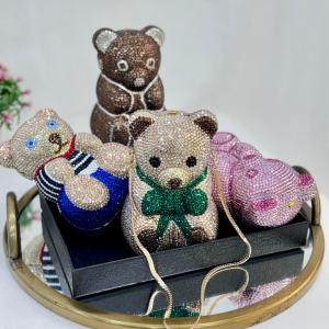 TEDDY MEU CRYSTAL CLUTCH