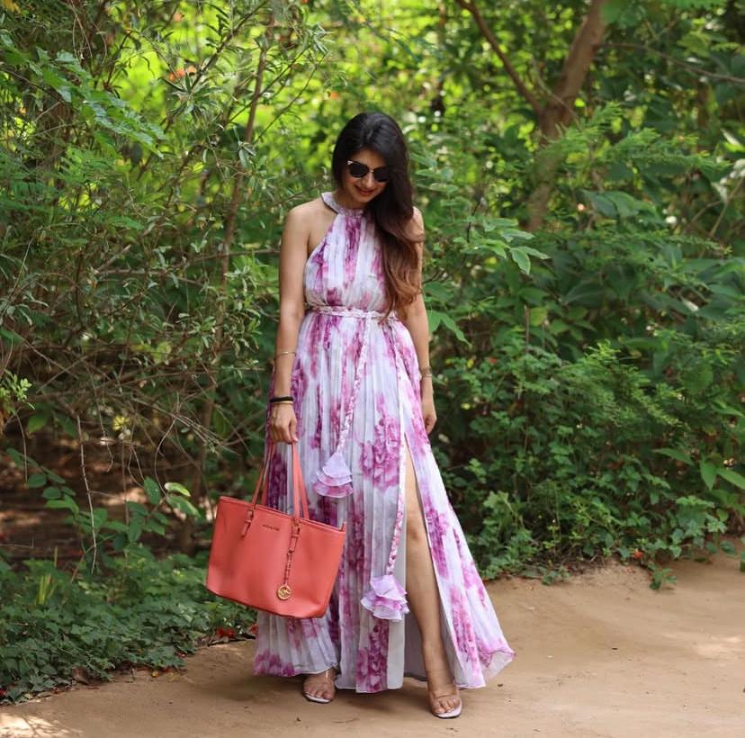 Customer styled with a Monkey Bags bag